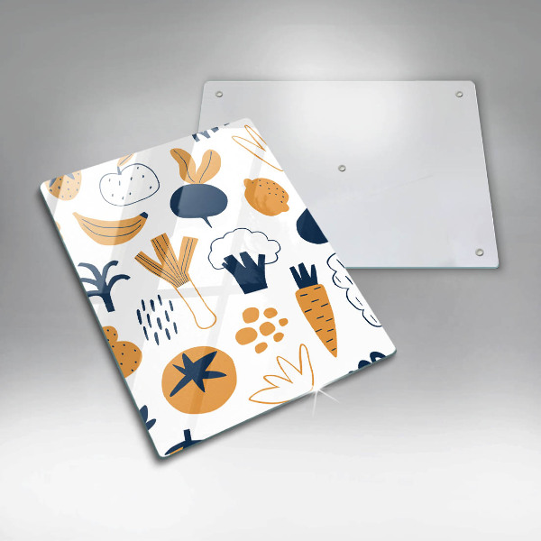 Chopping board glass Food illustration