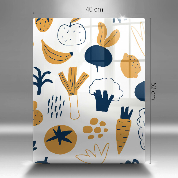 Chopping board glass Food illustration