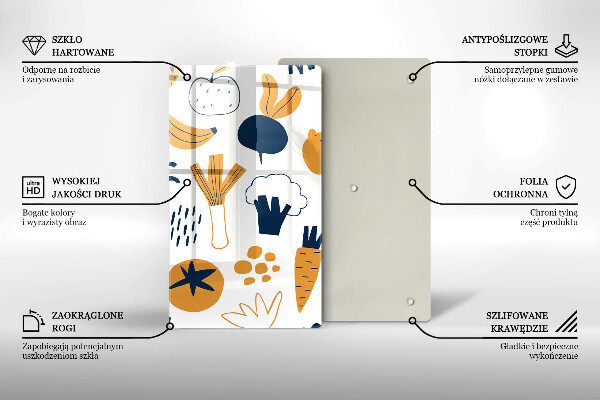 Chopping board glass Food illustration