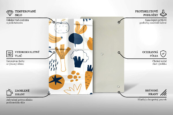 Chopping board glass Food illustration