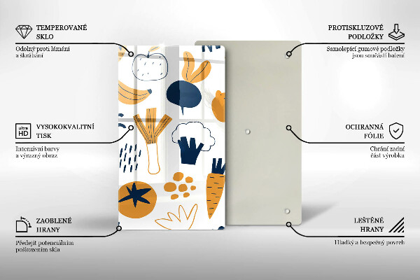 Chopping board glass Food illustration