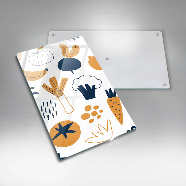 Chopping board glass Food illustration