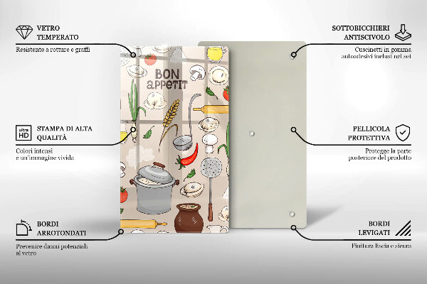 Chopping board glass Kitchen illustration