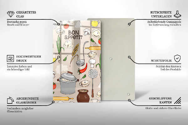 Chopping board glass Kitchen illustration