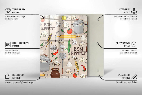 Chopping board glass Kitchen illustration