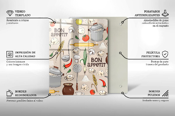 Chopping board glass Kitchen illustration