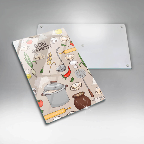 Chopping board glass Kitchen illustration