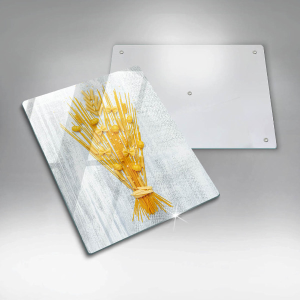 Chopping board glass Pasta