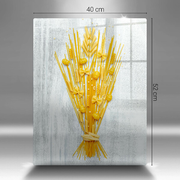 Chopping board glass Pasta