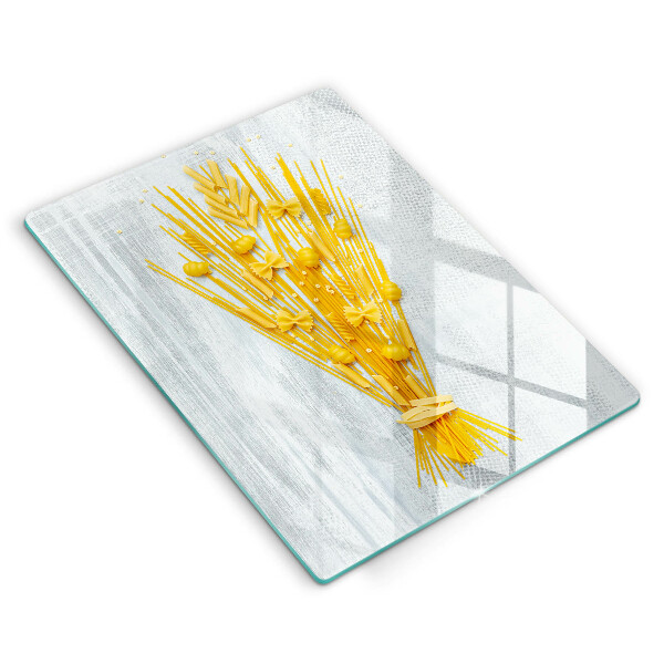 Chopping board glass Pasta