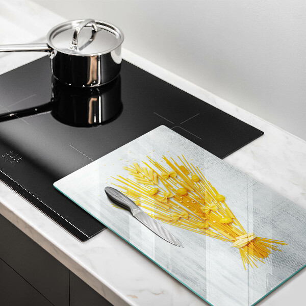 Chopping board glass Pasta