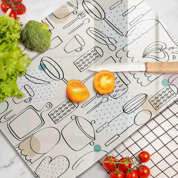 Chopping board glass Kitchen accessories