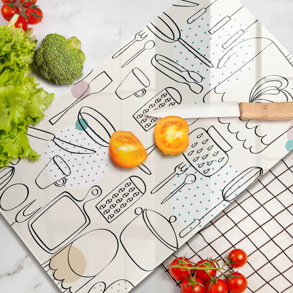 Chopping board glass Kitchen accessories