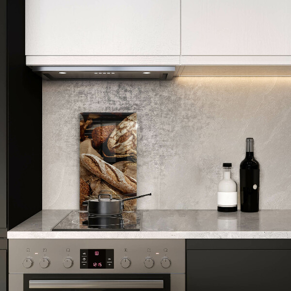 Chopping board glass Bread