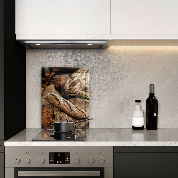 Chopping board glass Bread