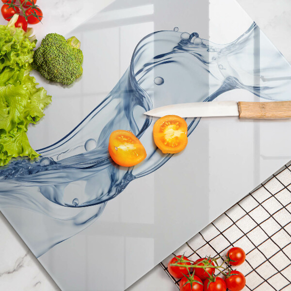 Chopping board glass Clean water