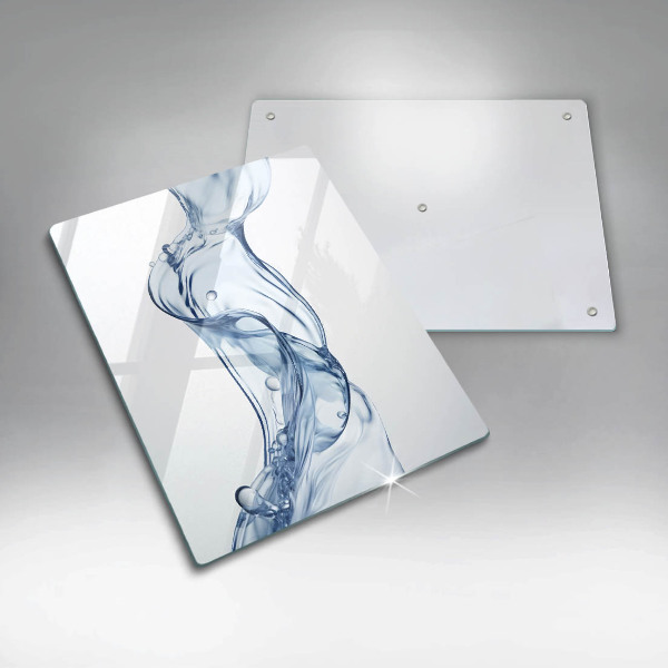 Chopping board glass Clean water