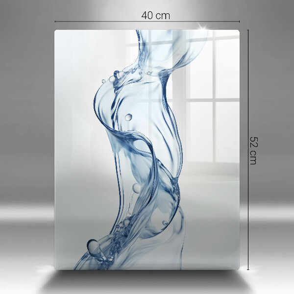 Chopping board glass Clean water