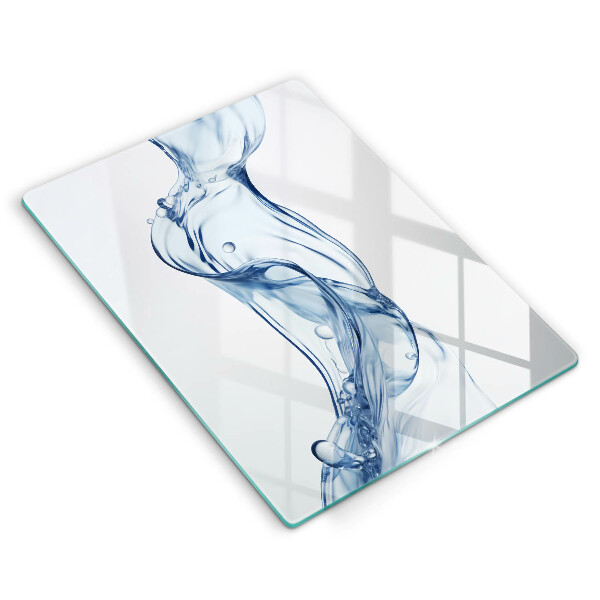 Chopping board glass Clean water