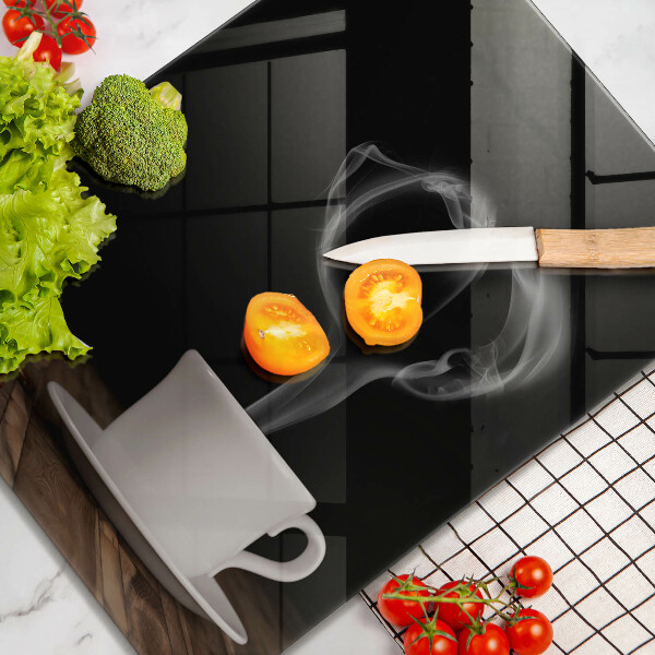 Chopping board glass Coffee cup heart