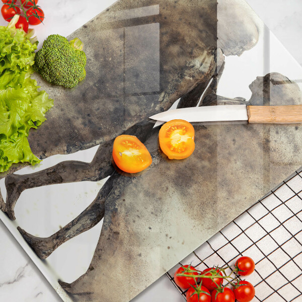 Chopping board glass Bodies of people in love