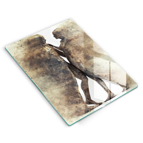 Chopping board glass Bodies of people in love