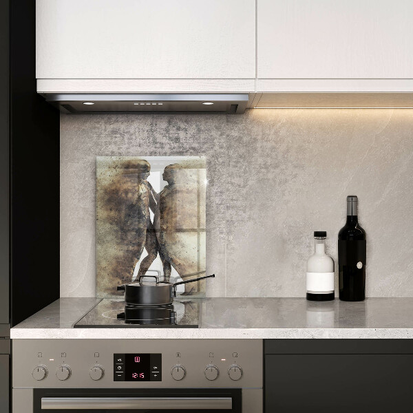 Chopping board glass Bodies of people in love