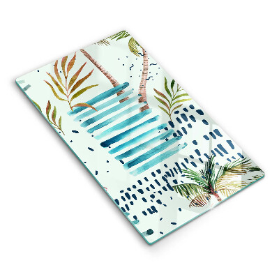 Chopping board glass Holiday illustrations