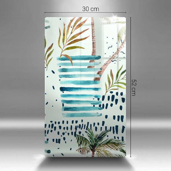 Chopping board glass Holiday illustrations