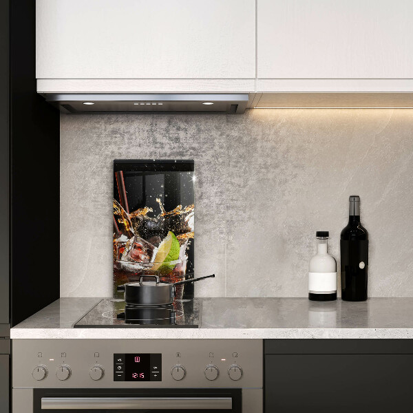 Chopping board glass Ice drink