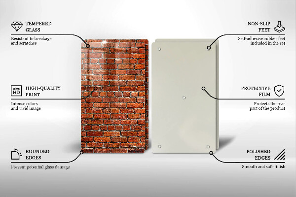 Glass chopping board Wall wall wall