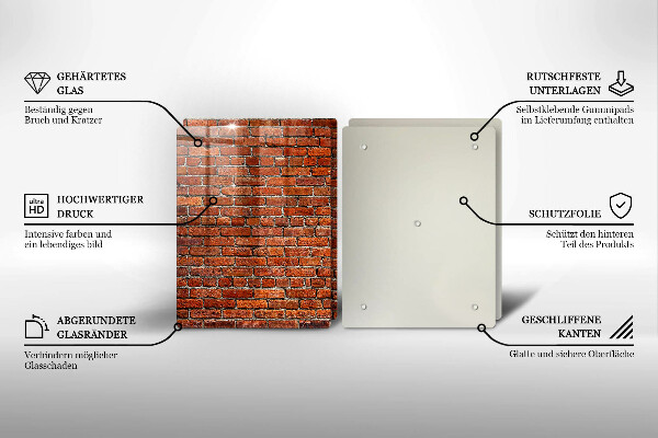 Glass chopping board Wall wall wall