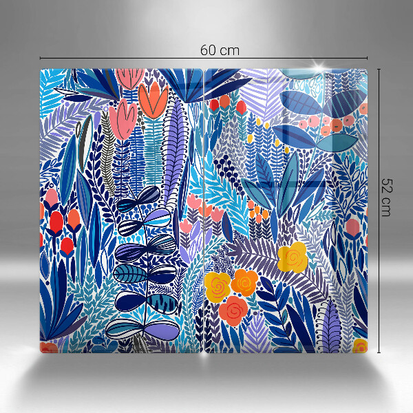 Glass chopping board Painted meadow