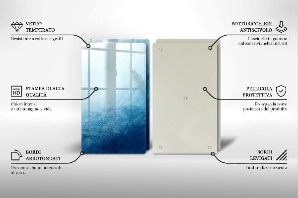 Glass chopping board Abstract background