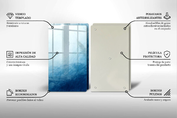 Glass chopping board Abstract background