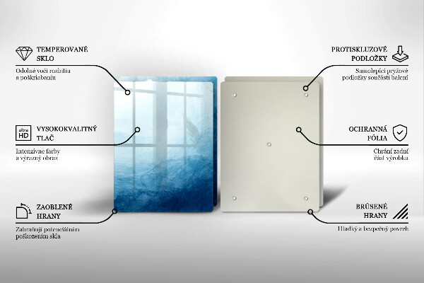 Glass chopping board Abstract background