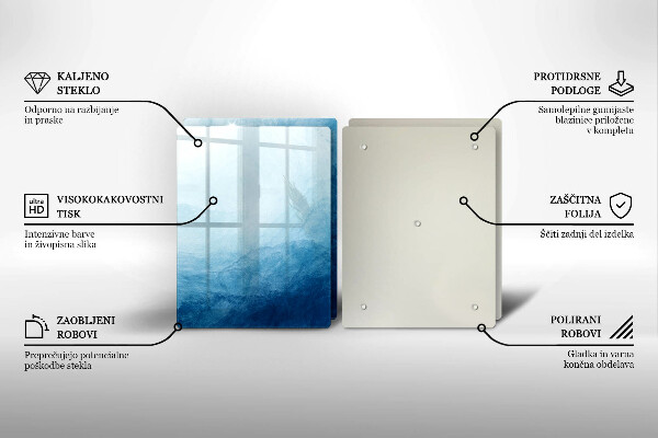 Glass chopping board Abstract background