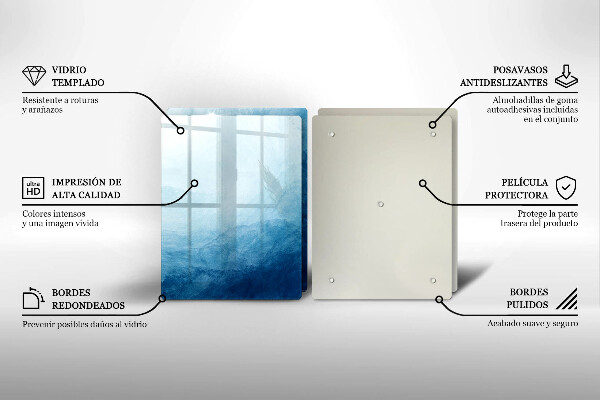 Glass chopping board Abstract background