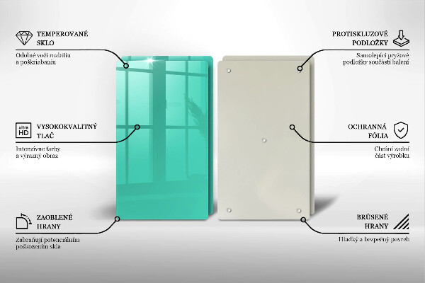 Chopping board Green color