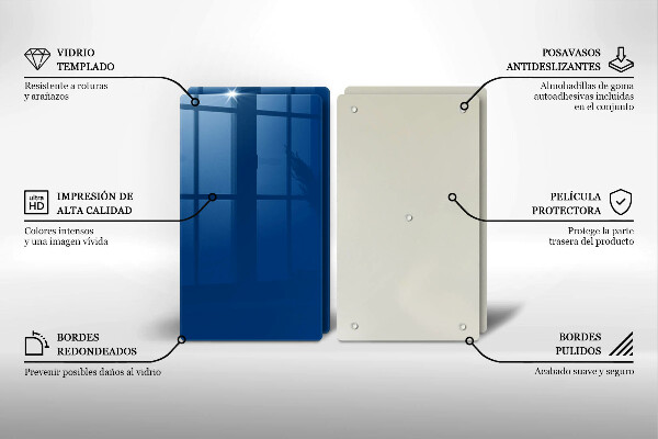 Chopping board Blue color