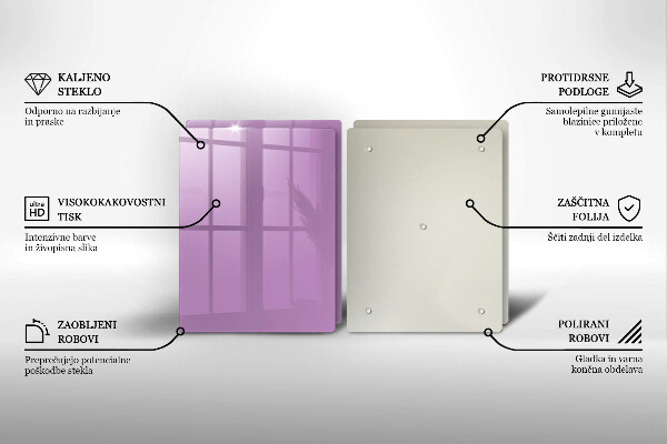 Chopping board Violet colour