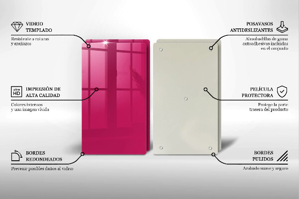 Chopping board Pink color