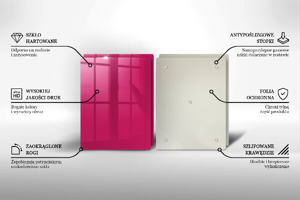 Chopping board Pink color