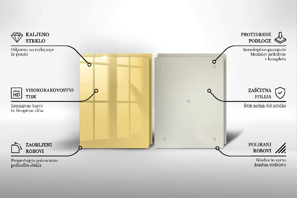 Chopping board Yellow