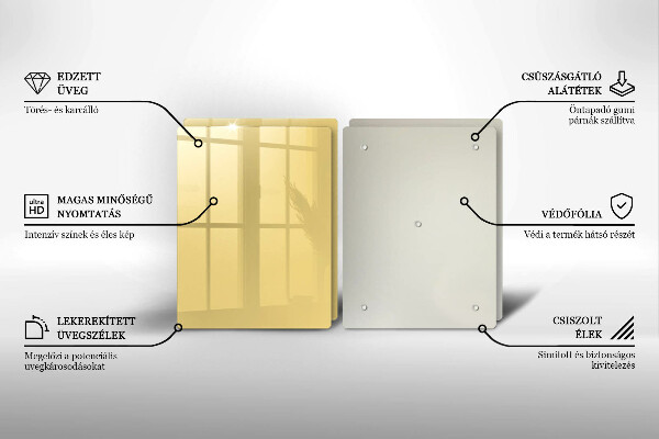 Chopping board Yellow