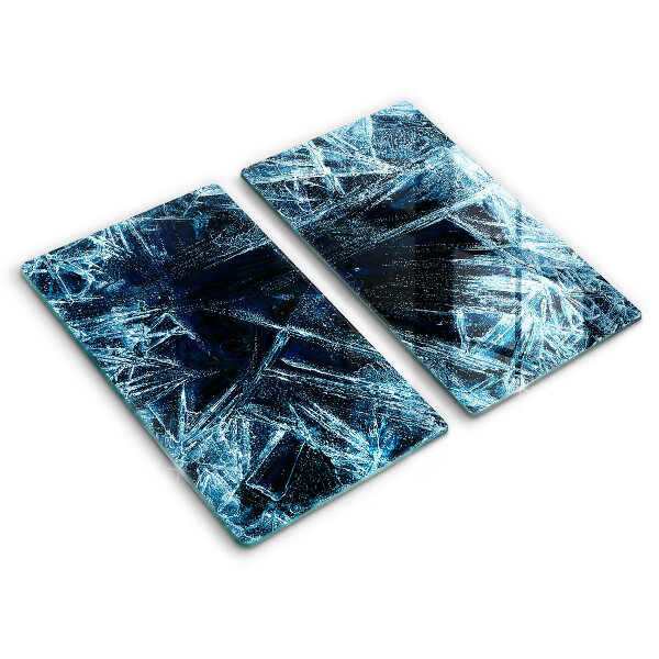 Glass chopping board Sharp ice structure