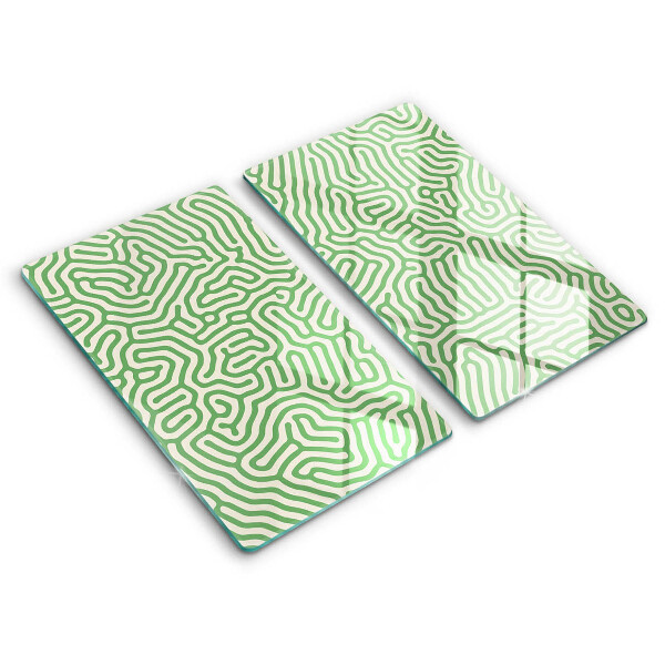 Glass chopping board Abstraction lines