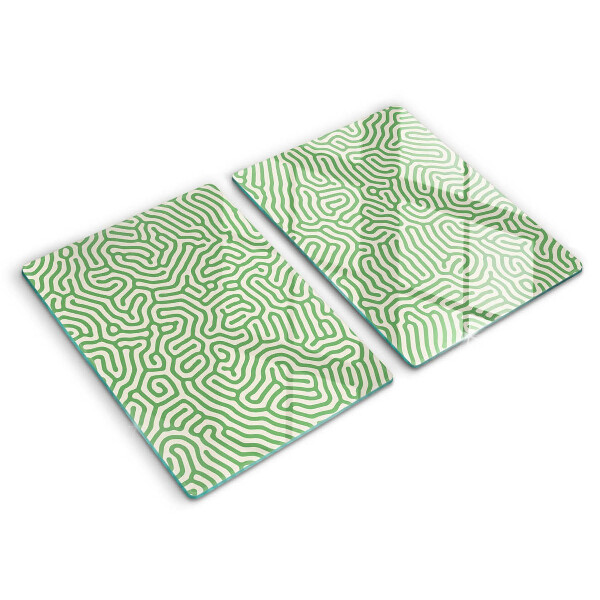 Glass chopping board Abstraction lines