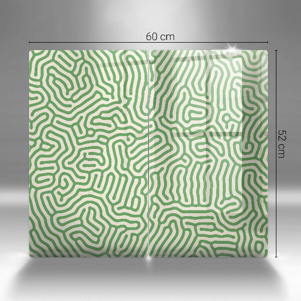 Glass chopping board Abstraction lines