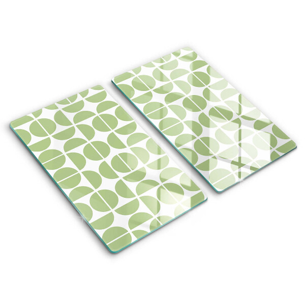 Glass chopping board Boho shapes